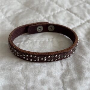 Leather Studded Bracelet